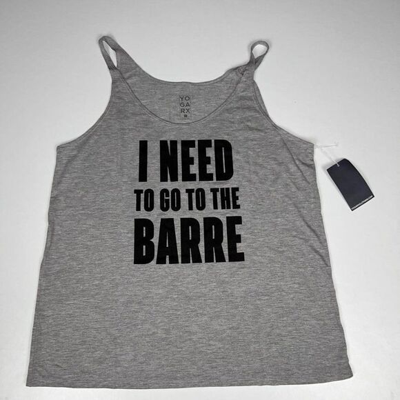 Yoga RX Grey Tank Top Sz M/L NWT - Picture 1 of 7